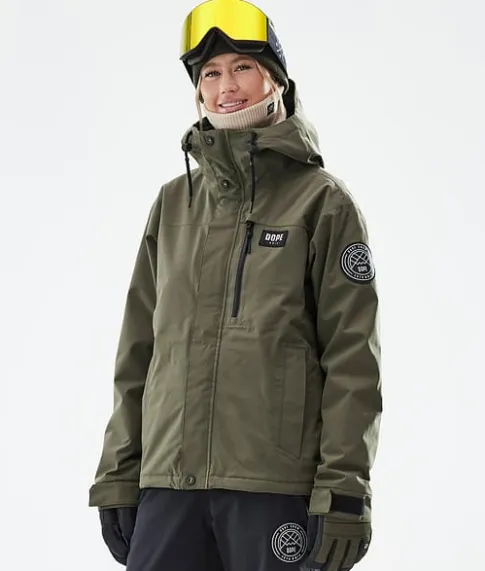 Ski Jassen>DOPE SNOW Blizzard W Full Zip OliveGreen