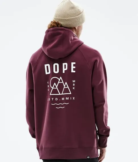 Hoodies/Truien>DOPE SNOW Common 2022 BurgundySummit