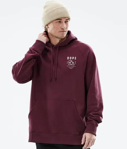 Hoodies/Truien>DOPE SNOW Common 2022 BurgundySummit