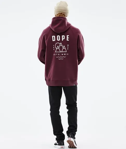 Hoodies/Truien>DOPE SNOW Common 2022 BurgundySummit