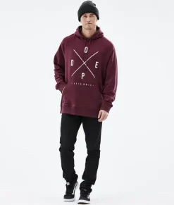 Hoodies/Truien>DOPE SNOW Common 2022 Burgundy2X-Up