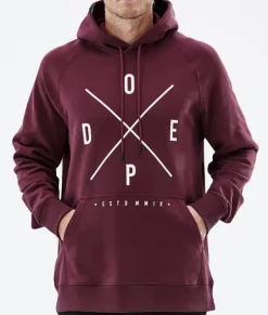 Hoodies/Truien>DOPE SNOW Common 2022 Burgundy2X-Up