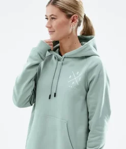 Hoodies/Truien>DOPE SNOW Common W 2022 FadedGreen2X-Up