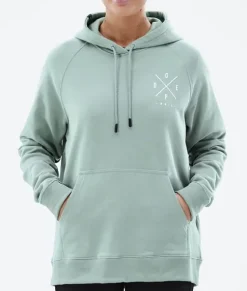 Hoodies/Truien>DOPE SNOW Common W 2022 FadedGreen2X-Up