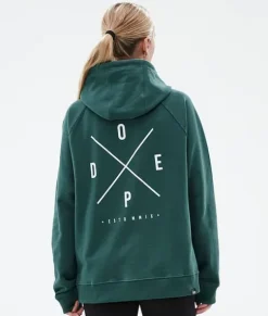 Hoodies/Truien>DOPE SNOW Common W BottleGreen2X-Up