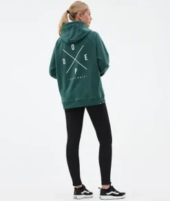 Hoodies/Truien>DOPE SNOW Common W BottleGreen2X-Up