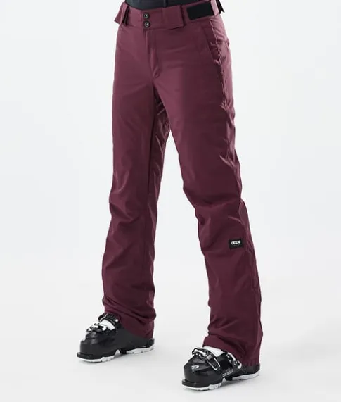 Skibroeken>DOPE SNOW Con W Burgundy