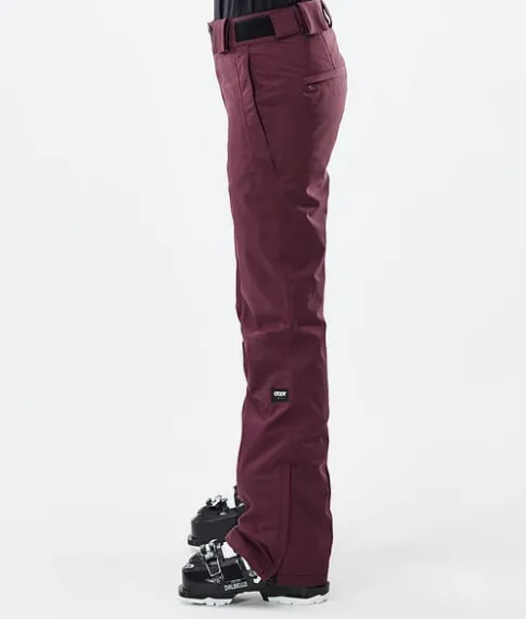 Skibroeken>DOPE SNOW Con W Burgundy