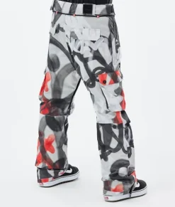 Snowboard Broeken>DOPE SNOW Iconic SprayBlackRed