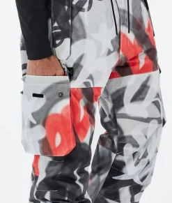 Snowboard Broeken>DOPE SNOW Iconic SprayBlackRed