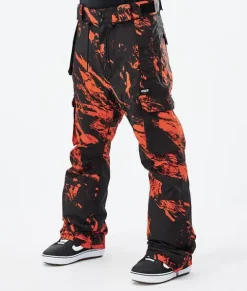 Snowboard Broeken>DOPE SNOW Iconic PaintOrange