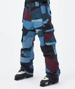 Skibroeken>DOPE SNOW Iconic ShardsBurgundyBlue