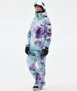Snowboard Broeken>DOPE SNOW Iconic W SprayGreenGrape