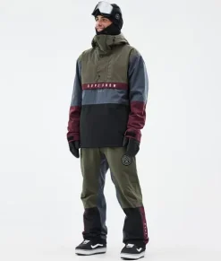 Snowboard Jassen>DOPE SNOW Legacy Track OliveGreen/Burgundy/MetalBlue/Black