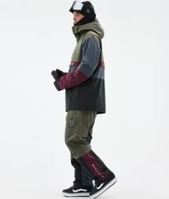 Snowboard Jassen>DOPE SNOW Legacy Track OliveGreen/Burgundy/MetalBlue/Black