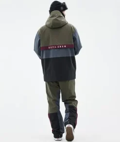 Snowboard Jassen>DOPE SNOW Legacy Track OliveGreen/Burgundy/MetalBlue/Black