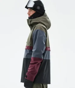 Snowboard Jassen>DOPE SNOW Legacy Track OliveGreen/Burgundy/MetalBlue/Black