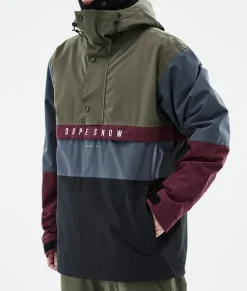 Snowboard Jassen>DOPE SNOW Legacy Track OliveGreen/Burgundy/MetalBlue/Black