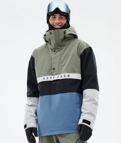 Ski Jassen>DOPE SNOW Legacy Track Greenish/LightGrey/Black/BlueSteel