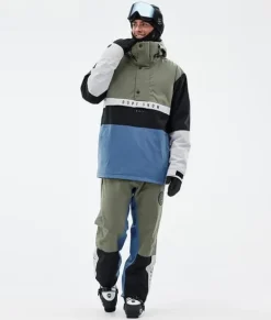 Ski Jassen>DOPE SNOW Legacy Track Greenish/LightGrey/Black/BlueSteel