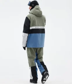 Ski Jassen>DOPE SNOW Legacy Track Greenish/LightGrey/Black/BlueSteel