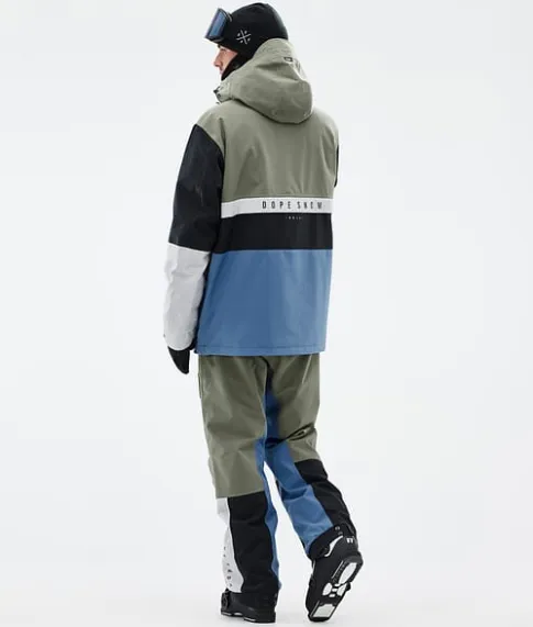 Ski Jassen>DOPE SNOW Legacy Track Greenish/LightGrey/Black/BlueSteel