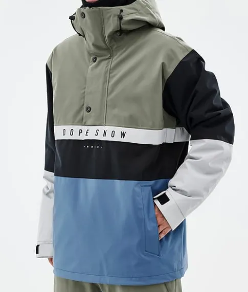 Ski Jassen>DOPE SNOW Legacy Track Greenish/LightGrey/Black/BlueSteel