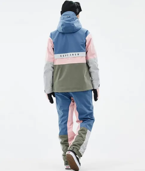 Snowboard Jassen>DOPE SNOW Legacy Track W BlueSteel/LightGrey/SoftPink/Greenish