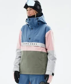 Ski Jassen>DOPE SNOW Legacy Track W BlueSteel/LightGrey/SoftPink/Greenish