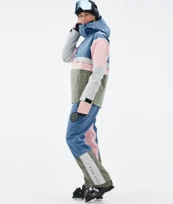 Ski Jassen>DOPE SNOW Legacy Track W BlueSteel/LightGrey/SoftPink/Greenish