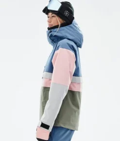 Ski Jassen>DOPE SNOW Legacy Track W BlueSteel/LightGrey/SoftPink/Greenish