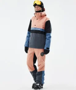 Ski Jassen>DOPE SNOW Legacy Track W FadedPeach/BlueSteel/Black/MetalBlue