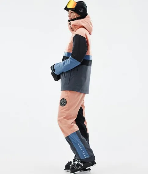 Ski Jassen>DOPE SNOW Legacy Track W FadedPeach/BlueSteel/Black/MetalBlue