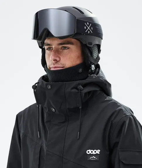 Skihelmen|Skihelmen>DOPE SNOW Macon 2.0 MatteBlackw/BlackX-Up