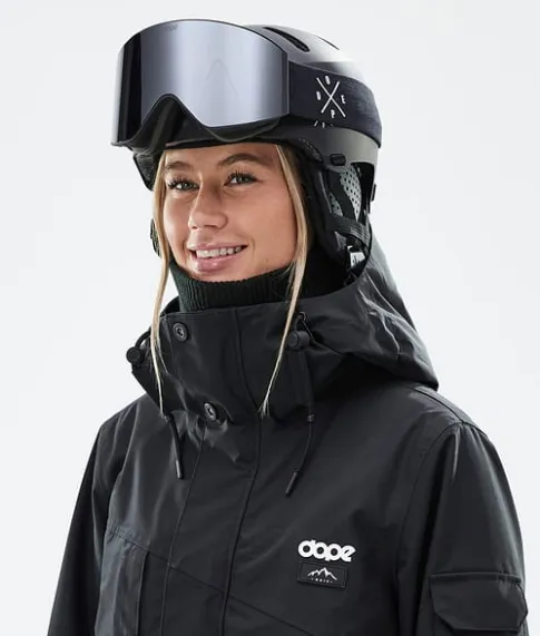 Skihelmen|Skihelmen>DOPE SNOW Macon 2.0 MatteBlackw/BlackX-Up
