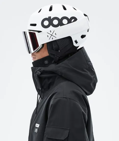 Skihelmen|Skihelmen>DOPE SNOW Macon 2.0 MatteWhitew/BlackClassic