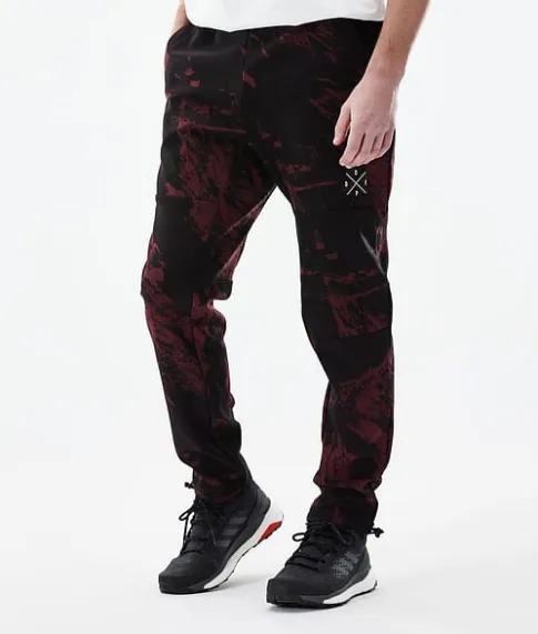 Outdoor Broeken>DOPE SNOW Nomad PaintBurgundy