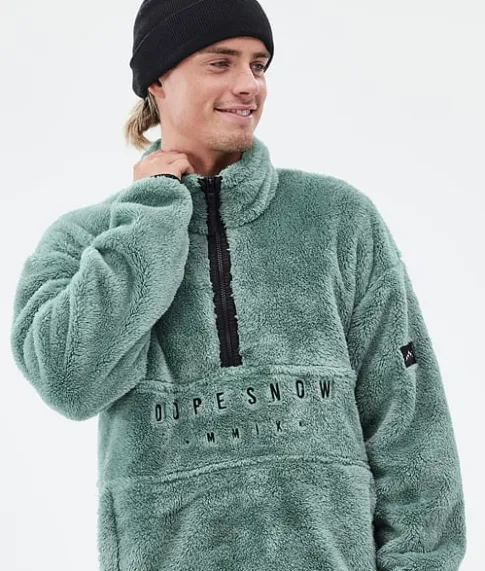 Fleece>DOPE SNOW Pile FadedGreen