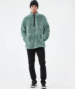 Fleece>DOPE SNOW Pile FadedGreen