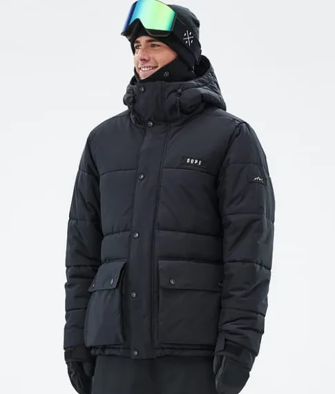 Snowboard Jassen>DOPE SNOW Puffer Full Zip Black
