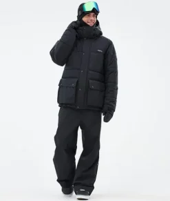 Snowboard Jassen>DOPE SNOW Puffer Full Zip Black