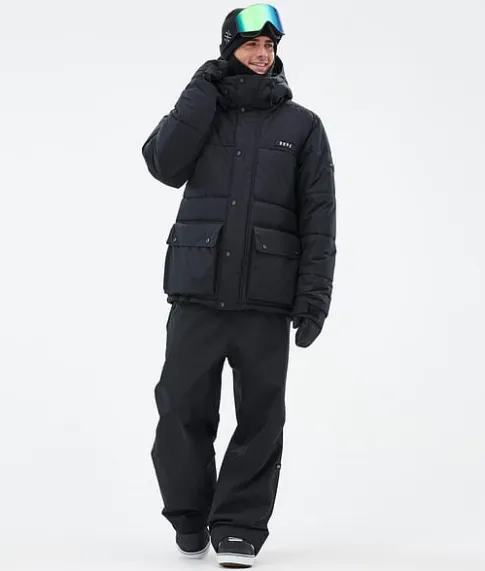 Snowboard Jassen>DOPE SNOW Puffer Full Zip Black
