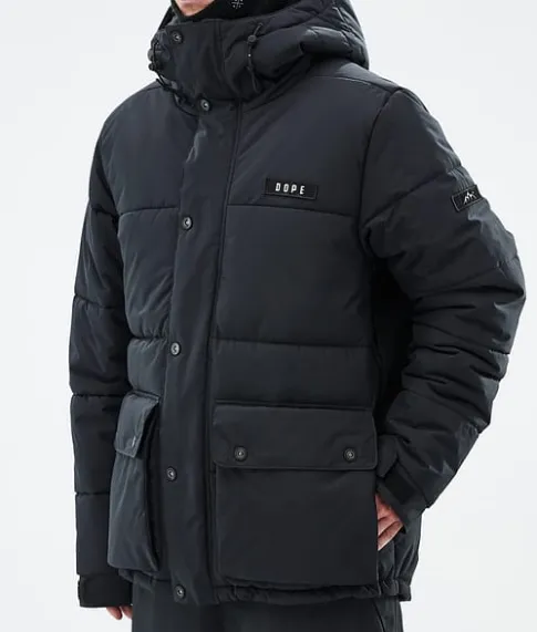 Snowboard Jassen>DOPE SNOW Puffer Full Zip Black
