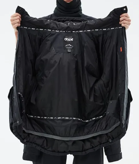 Snowboard Jassen>DOPE SNOW Puffer Full Zip Black