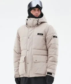 Snowboard Jassen>DOPE SNOW Puffer Full Zip Sand