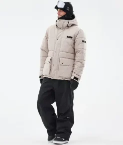 Snowboard Jassen>DOPE SNOW Puffer Full Zip Sand