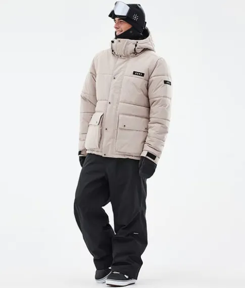 Snowboard Jassen>DOPE SNOW Puffer Full Zip Sand