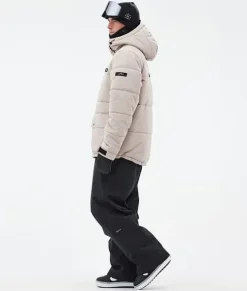 Snowboard Jassen>DOPE SNOW Puffer Full Zip Sand