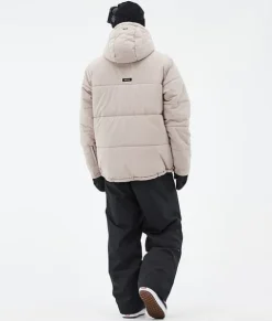 Snowboard Jassen>DOPE SNOW Puffer Full Zip Sand