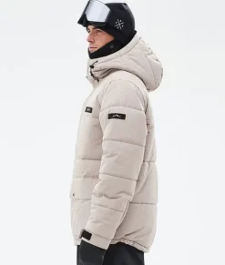 Snowboard Jassen>DOPE SNOW Puffer Full Zip Sand